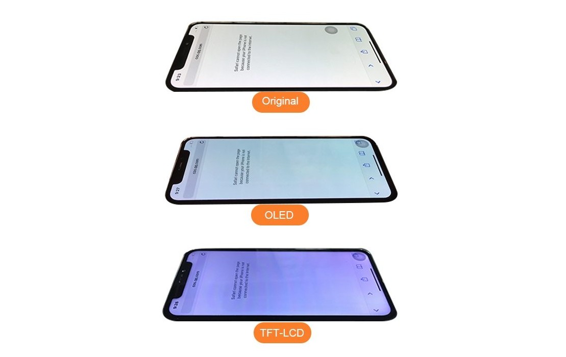 Как отличить oled от tft iphone x